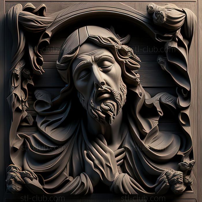 3D model st jesus (STL)